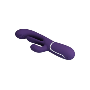 Pretty Love - Shania Triple Vibrador Rabbit Multifunción Morado |