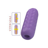 Pretty Love - Twin Balls Masturbador Masculino Morado | Vybes.it