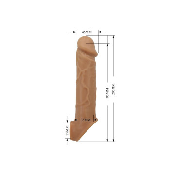 Pretty Love - Funda De Pene De Piel Realística Natural | Vybes.it
