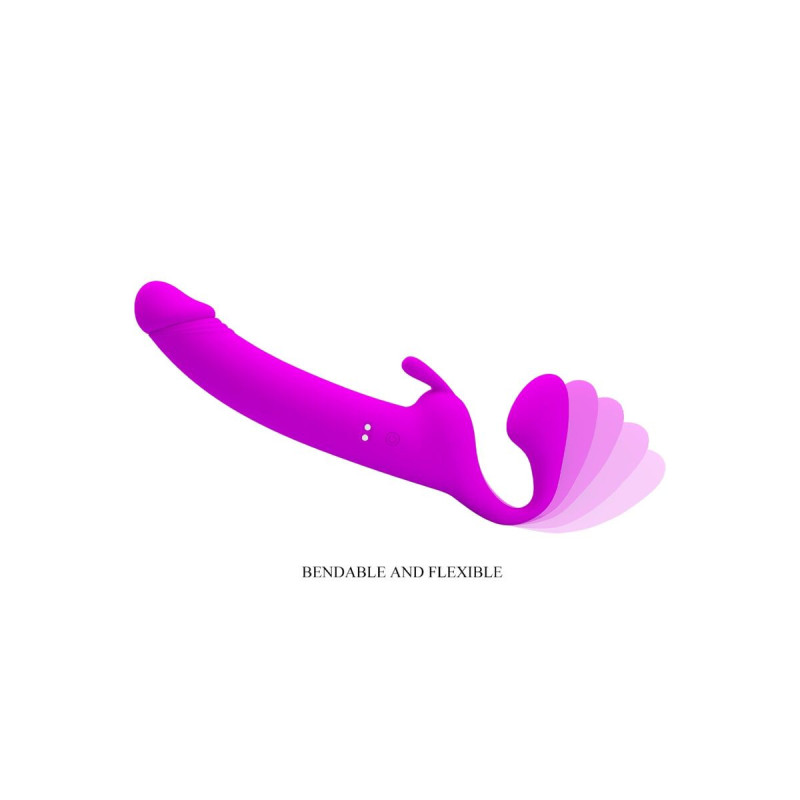 Pretty Love - Zanini Dildo Strap - On Sin Arnés 10 Vibraciones