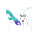Intense - Fred Vibrador Recargable Rabbit Azul | Vybes.it