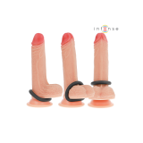 INTENSE - HUGH 3 BASIC PENISRINGE AUS SILIKON SCHWARZ - INTENSE FOR H…