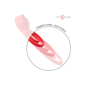 Intense - Gail Rosa Estimuladora 10 Vibraciones Rojo Control Remoto