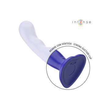 Intense - Shorty Vibrateur Avec Ventouse Télécommande Bleue |