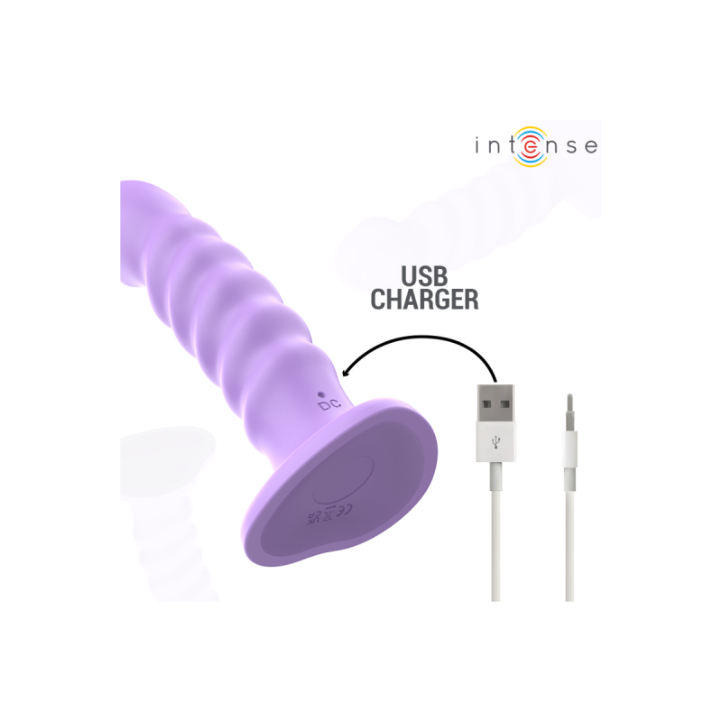 Intense - Brenda Vibrator Grösse M Spiralendesign 10 Vibrationen
