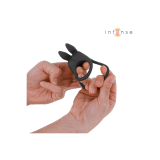 Intense - Sam Anillo Doble Vibrador Pene 10 Vibraciones Negro |