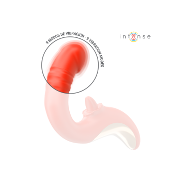 Intense - Paulina Vibrador & Estimulador En Forma De U Rojo |