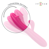 INTENSE - IVY FLEXIBLER VIBRATOR 10 VIBRATIONEN MIT STIMULIERENDER ZUNGE ROSA