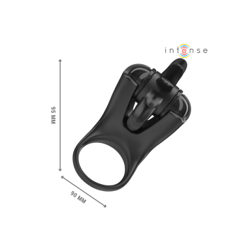 Intense - Mabel Anillo Vibrador 10 Vibraciones Con Estimulador De