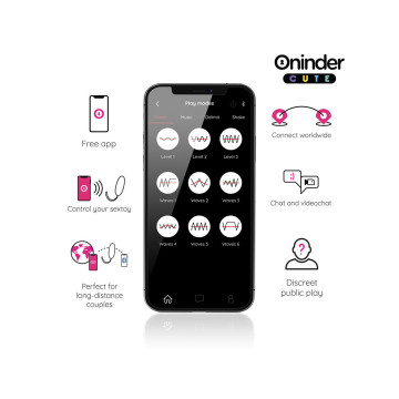 Oninder Cute – Liebe, Vergnügen, Vibro - Wave - Kopfen Mit Silikon