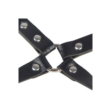 Subblime - 953690 Handschellen Mit Bondage - Gürtel Schwarz Eine