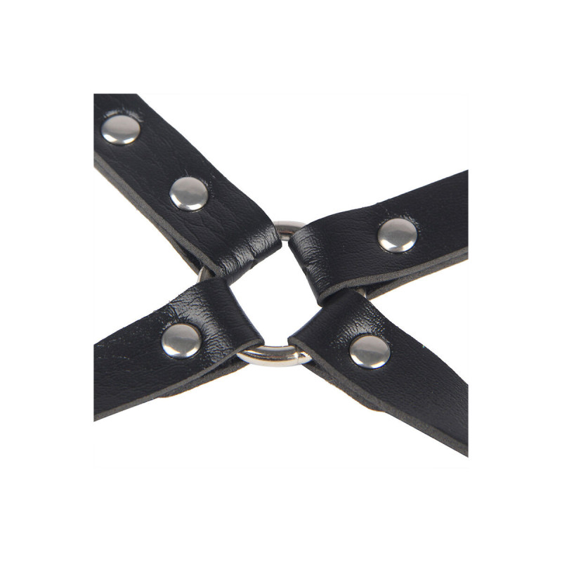 Subblime - 953690 Esposas Con Cinturón Bondage Negro Talla Única |