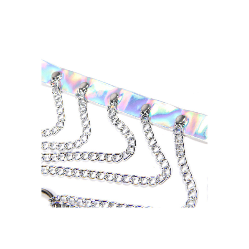 Subblime - 953737 Arnés De Pecho Con Anillos Y Cadenas Plata Talla