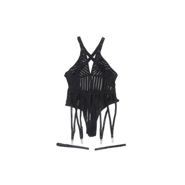 Subblime - 954147 Body Con Liguero Negro S/M | Vybes.it