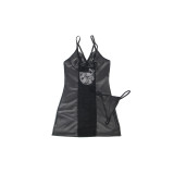 Subblime - 954161 Vestido + Tanga Cuero Negro S/M | Vybes.it