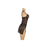 Subblime - 954185 Babydoll En Dentelle À Bretelles Réglables Noire