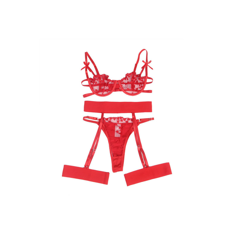 Subblime - 954338 Soutien - Gorge + String + Porte - Jarretelles