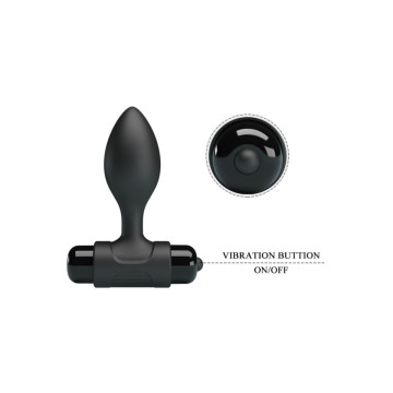 Pretty Love - Vibra Butt Plug Anal 10 Vibraciones Negro | Vybes.it