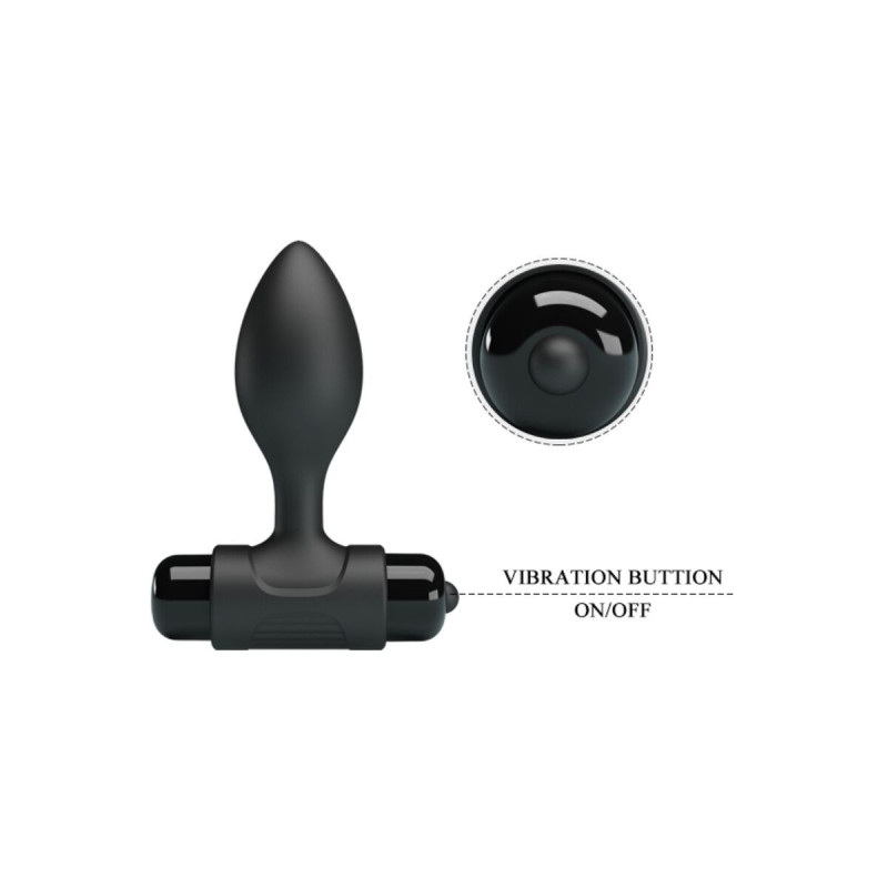Pretty Love - Vibra Butt Plug Anal 10 Vibraciones Negro | Vybes.it
