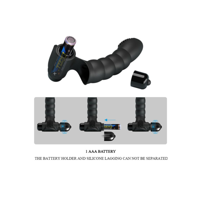 Pretty Love - Alexander Vibrador De Dedo 10 Vibraciones Negro |