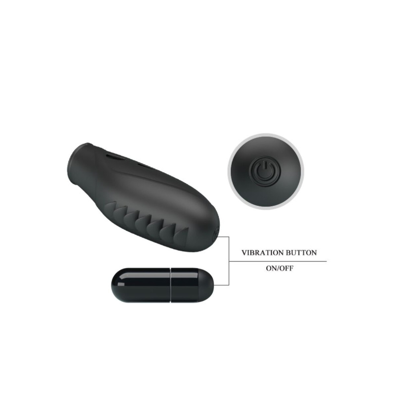 Pretty Love - Gilo Vibrador De Dedo Silicona Negro | Vybes.it