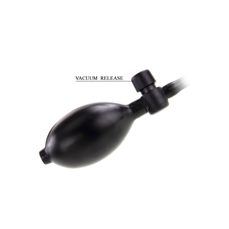 Pretty Love - Plug Anal Inflable Negro | Vybes.it