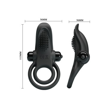 Pretty Love - Doble Anillo Vibrador + Estimulador Clítoris 10