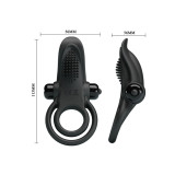 Pretty Love - Doble Anillo Vibrador + Estimulador Clítoris 10
