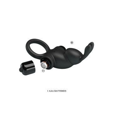 Pretty Love - Anillo Vibrador + Estimulador Rabbit Clítoris 10