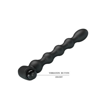 Pretty Love - Lynn Plug Anal Silicona 10 Vibraciones Negro |