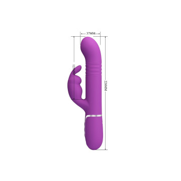 Pretty Love - Coale Vibrador Rabbit Multifunción 4 En 1 Morado |