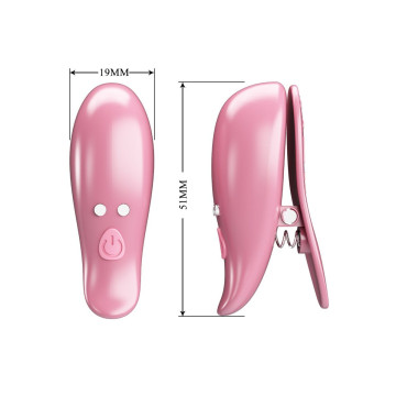 Pretty Love - Cailey Pinzas Para Pezones 10 Vibraciones Control