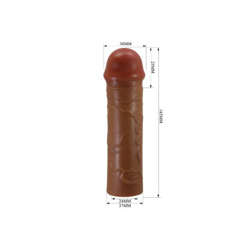 Pretty Love - Nile Funda Para Pene Con Extensión De 2.5 Cm Mulato |