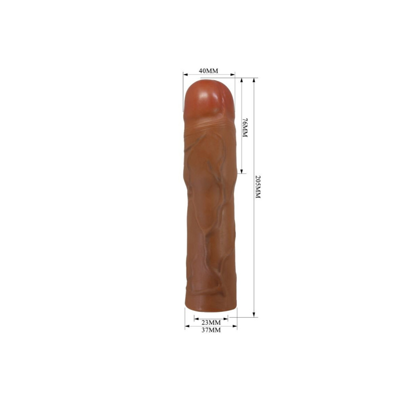 Pretty Love - Kylian Guaina Per Pene Con Estensione 7,6 Cm Mulatto