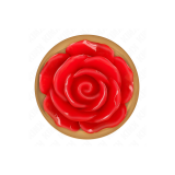 KINK - PINK GOLD ANAL PLUG WITH RED ROSE L - KINK PLEASURE PLUGS - BD…