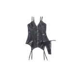 Subblime - 955465 Body Con Cremallera De Cuero Negro L/Xl | Vybes.it