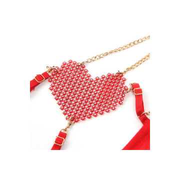 Subblime - 955519 Ensemble Soutien - Gorge Avec Chaînes Et Coeur En