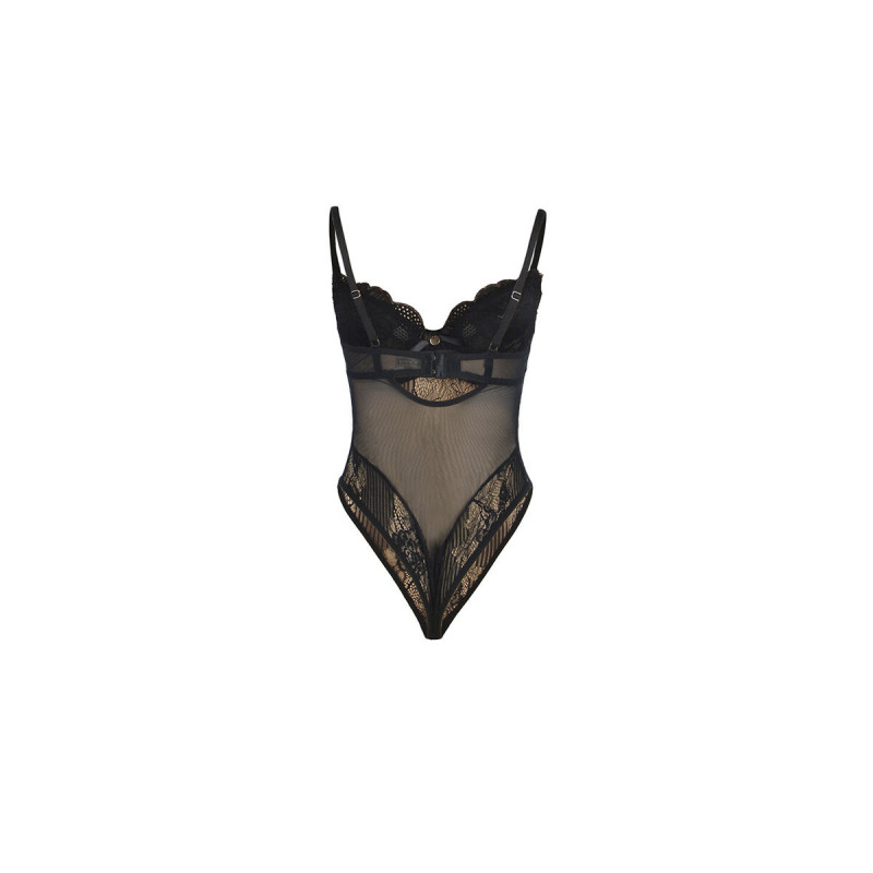 Subblime - 955625 Body De Encaje Con Cierre Inferior Negro L/Xl |