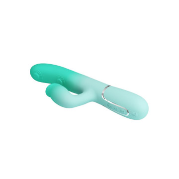 Pretty Love - Gigi Multifunktions - Rabbit - Vibrator Aquagrün |