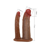 Pretty Love - Manchon Double Pénis Yairon Avec Extension De 4 Cm