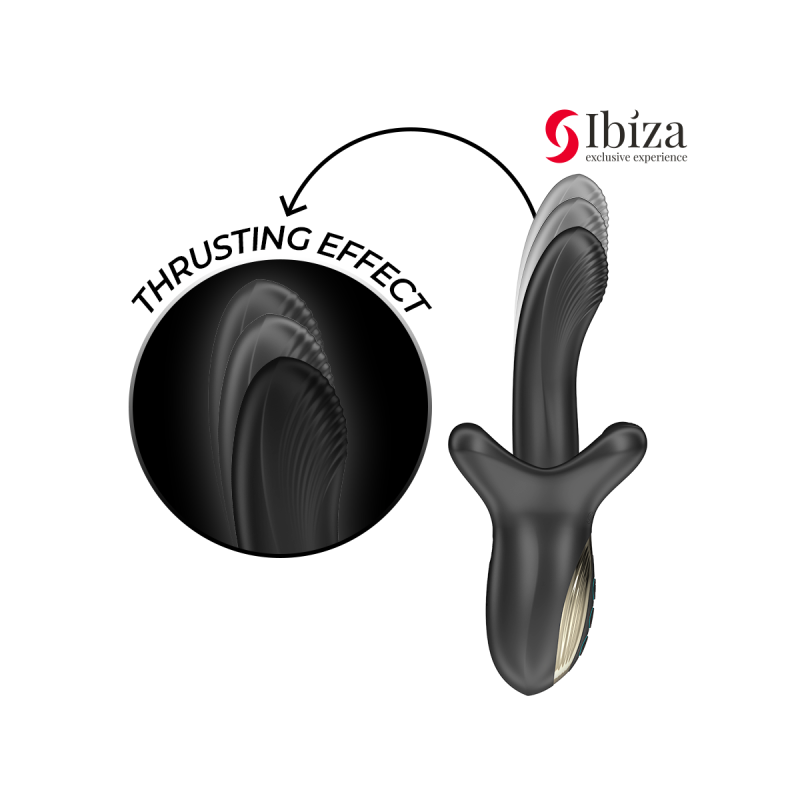 IBIZA - VIBRATORE POTENTE CON EFFETTO SPINTA E MORSO - IBIZA TECHNOLO…