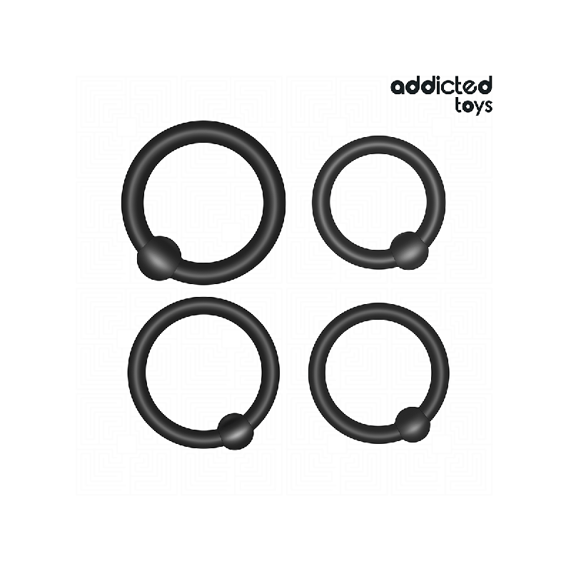 Addicted Toys - Set Anillos Silicona De Presión | Vybes.it