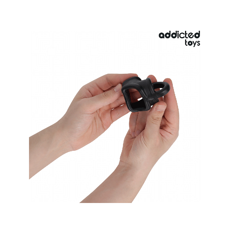 ADDICTED TOYS - PENIS CAGE RING - Cockrings without vibration