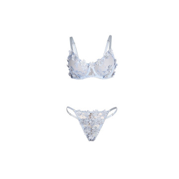 Subblime - 957629 Ensemble Soutien - Gorge Et Culotte Brodés De