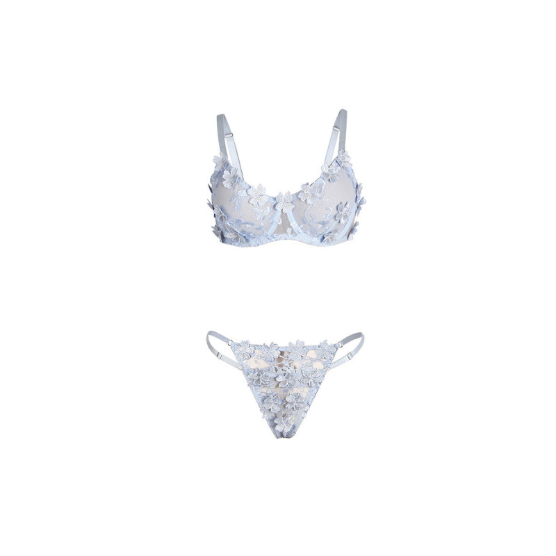 Subblime - 957629 Ensemble Soutien - Gorge Et Culotte Brodés De