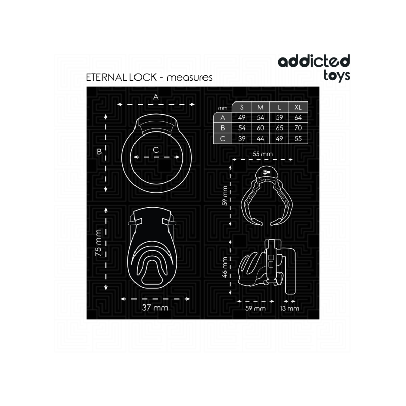 Addicted Toys Locked - Eternal Lock Jaula Para Pene 9 Cm | Vybes.it