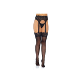 LEG AVENUE - OPAQUE GARTERBELT STOCKING ONE SIZE - LEG AVENUE HOSIERY…
