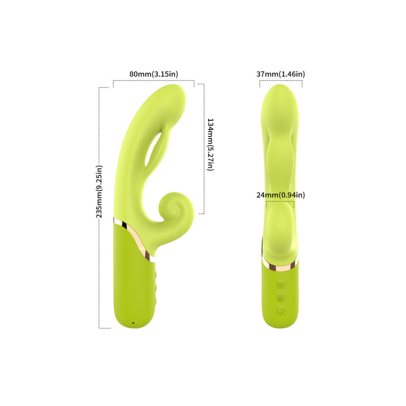 Armony - Vibrador Estimulador Punto A Inflable Verde | Vybes.it