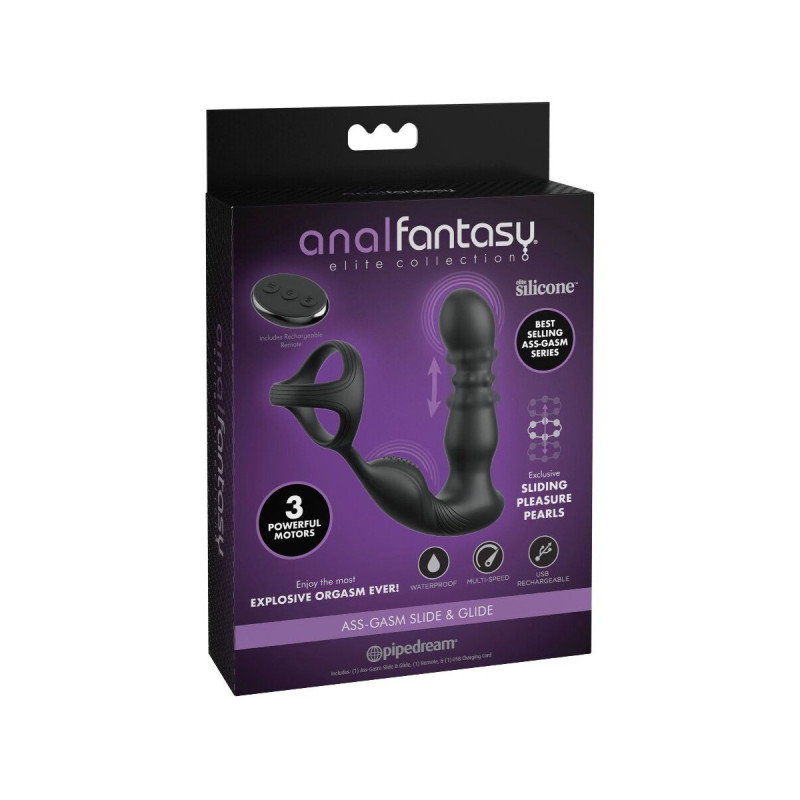 Anal Fantasy Elite Collection - Anneau Anal Vibrant Et Masseur Avec