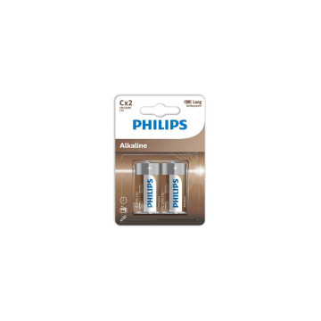 PHILIPS - BATTERIE ALCALINE C LR14 BLISTER*2 - PHILLIPS